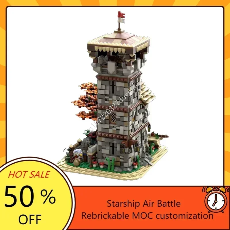 2281PCS MOC Guardia Medievale Casa dal Fiume Versione 2.0 Modello Building Blocks Mattoni FAI DA TE Assemblaggio Creativo Giocattoli Regali di Natale