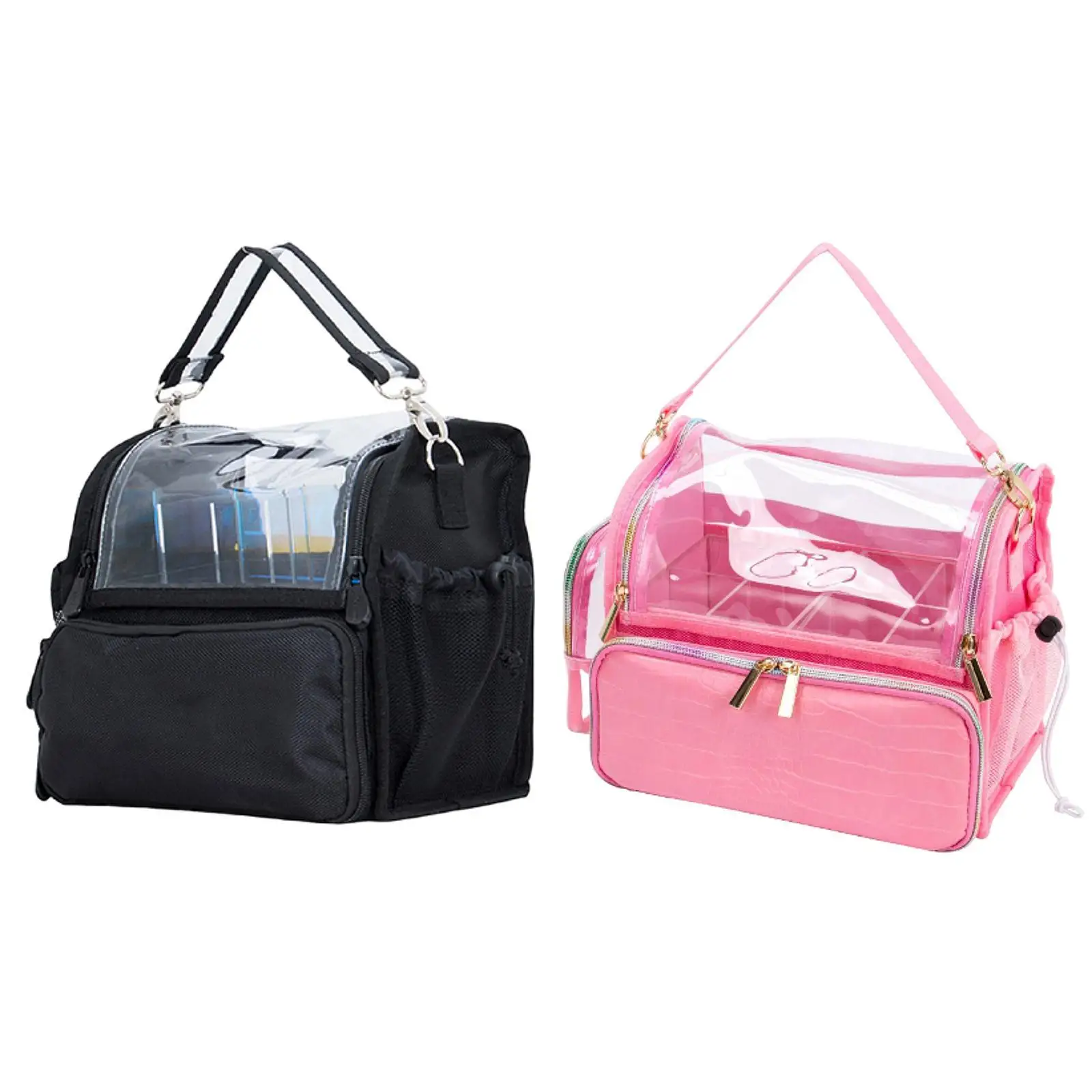 

Makeup Brush Bag Clear Makeup Brush Holder Cosmetic Bag for Cosmetology Girl