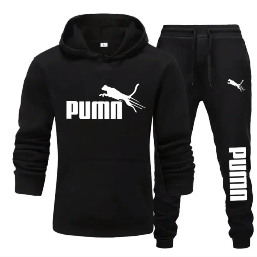 Streetwear Trendy Hoodie, Trendy Hoodie, Lightweight Hooded Sweatpants, Men's Hoodie, Men's Sporty Hoodie Set, Fall and Winter H