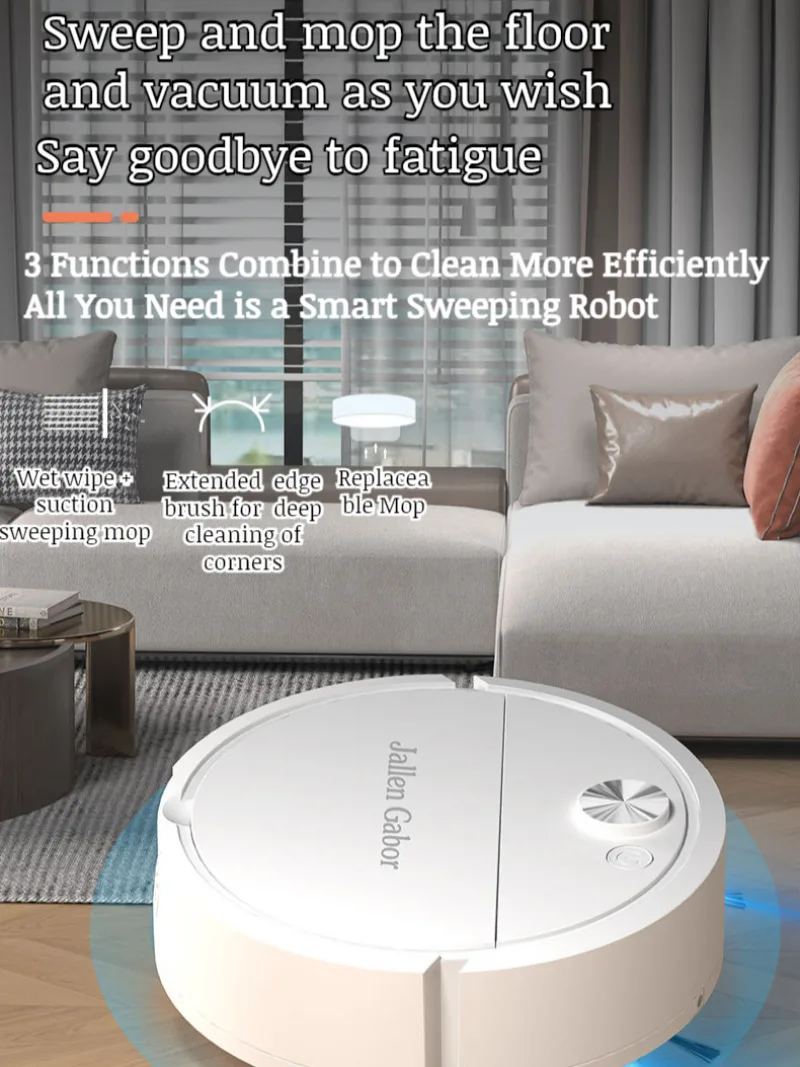 Home Intelligent Sweeping Robot Smart Mini Cleaning Machine Big Suction Power Suction Sweeping Mopping Dodging Robot