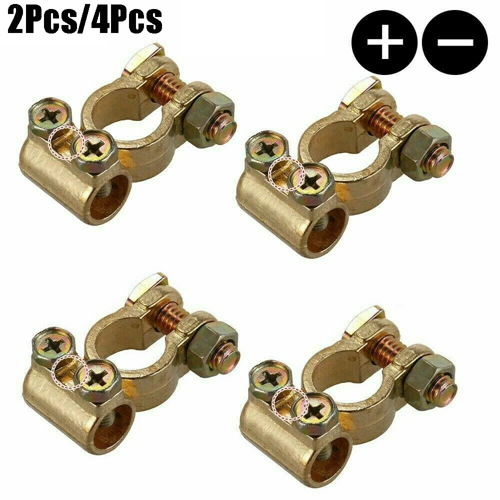 

1 Pair 12V Leisure Battery Terminals Connectors Clamps Car Van Caravan Motorhome Quick Release Battery Terminal