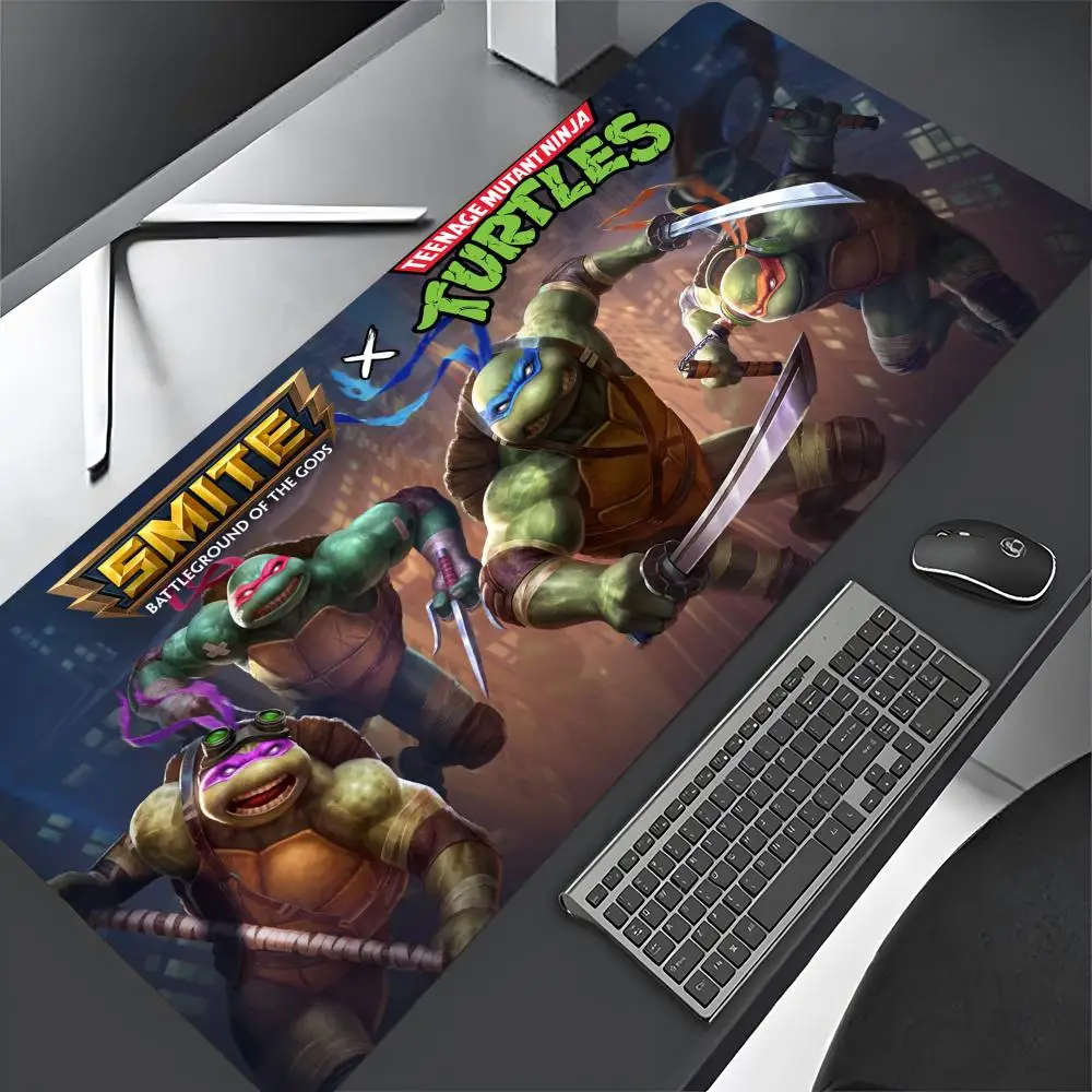 T-Teenage Mutant Ninja Turtles Mouse Pad Gaming Abstract Large 800x400mm MouseMat Gamer XXL Mause Carpet PC Teclado Mecânico