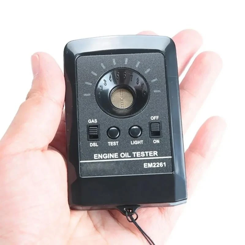 Gas Fluid Analyzers LED Motor Engine Oil Quality Detector 12V Oil Quality Tester Auto Engine Diagnosis