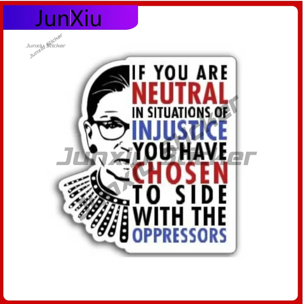 Decalque de declaração política feminista, adesivo à prova d'água, exterior, campista, janelas, pára-brisa, motocicleta, logotipo de reequipamento personalizado