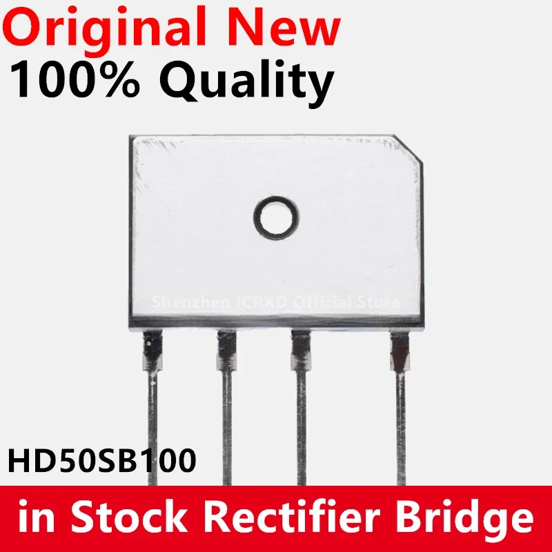 Puente Rectificador HD50SB100 50A 1000V GBJ5010, 5 piezas-10 piezas, nuevo