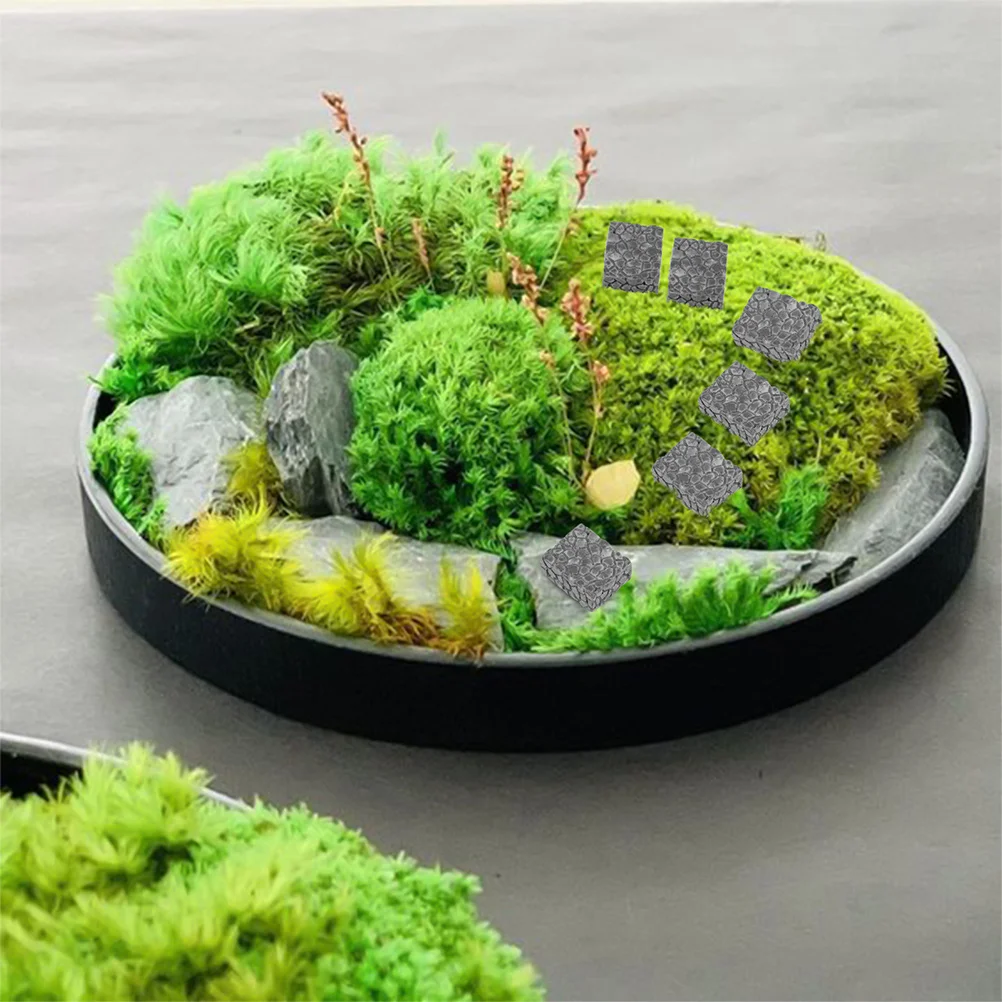 

20 pcs Resin Stair Ornament Miniature Steps Bonsai Decoration Micro Landscape Props Garden Yard Balcony Decor Simulation Step