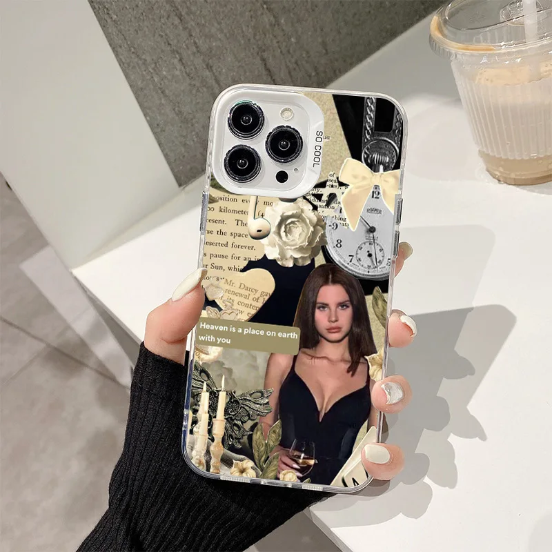 Cute Girl L-Lana Phone Case for IPhone 16 15 14 13 12 11 Pro Max X XR XSMAX 8 7 Plus Matte Shockproof Back Cover D-Del Rey Shell