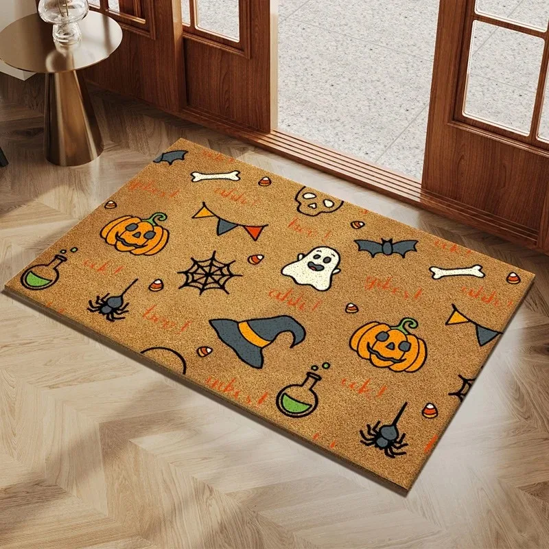 Newest Plain Natural Coconut Coir Doormat Wear Resistant Unprinted Front Entry Entrance Floor Mat Door Mat