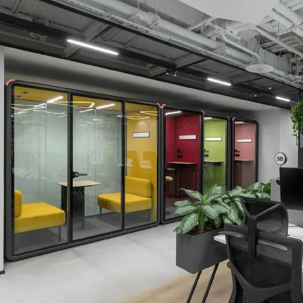 Emergency Modular Acoustic Pod Silent Rest Soundproof Privacy Pod for Temporary Office and Rest Space