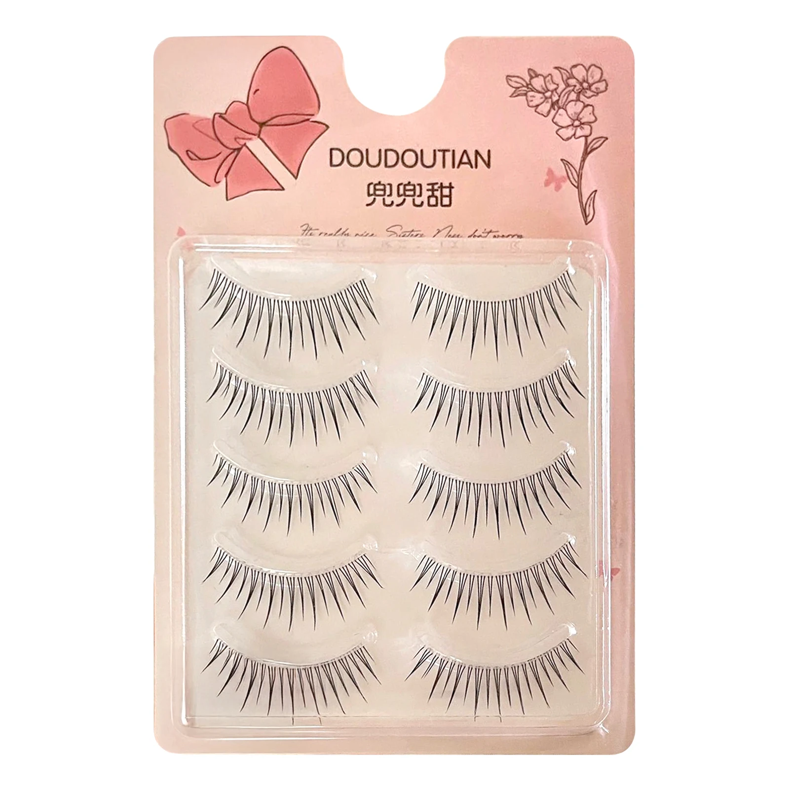 Diy cílios postiços tiras completas faixa transparente chicote arejado fino fofo natural olhar volume cílios estilo coreano maquiagem diária