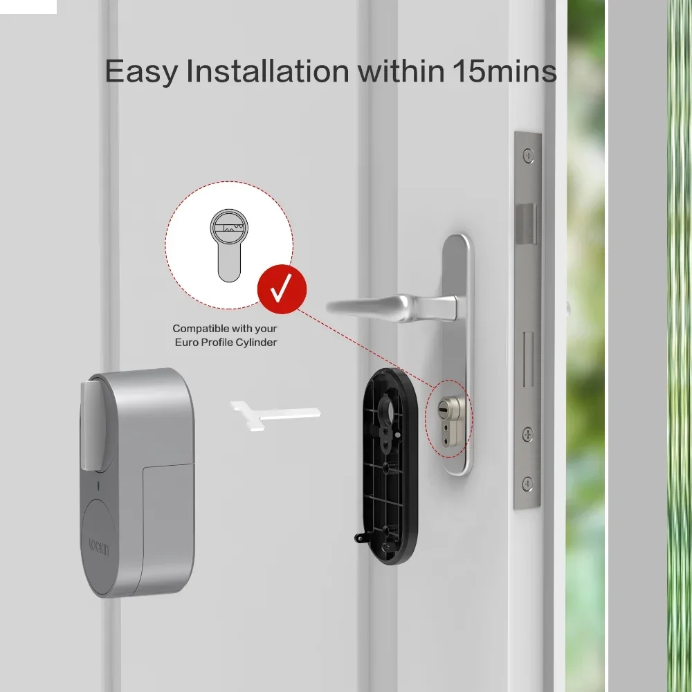 Imagem -05 - Smart Door Lock Tuya App Wi-fi Entrada Keyless Rápida Bluetooth Impressão Digital Teclado Desbloquear Compatível com Alexa Google Lockin-g30