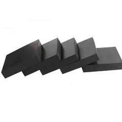 1pcs Black Rubber Sheets Damping Gasket Pad 50x50mm 100x100mm Thick 10mm 15mm 20mm