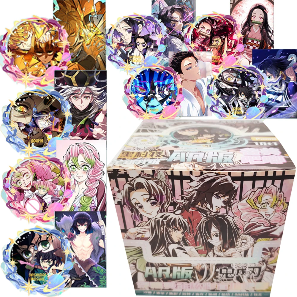 

Wholesale Demon Slayer Laser Cards Hot Blooded Anime Figure Fun Cosplay Backpack Badge Accessories Exquisite Peripheral Collect