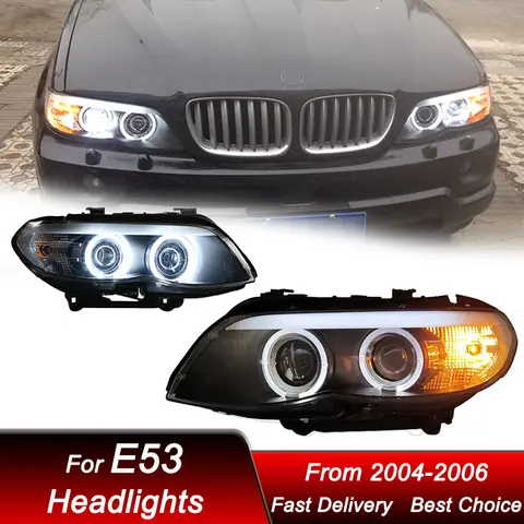 8 best sales bmw x5 e53 headlight - №1