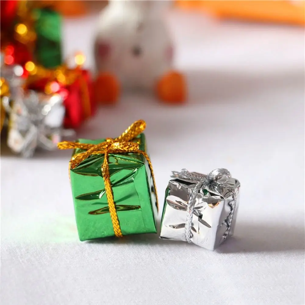 Pretend Play 1:6/1:12 Dollhouse Furniture House Accessories Photographic Prop House Decor Shiny Cute Simulation Xmas Gift Box