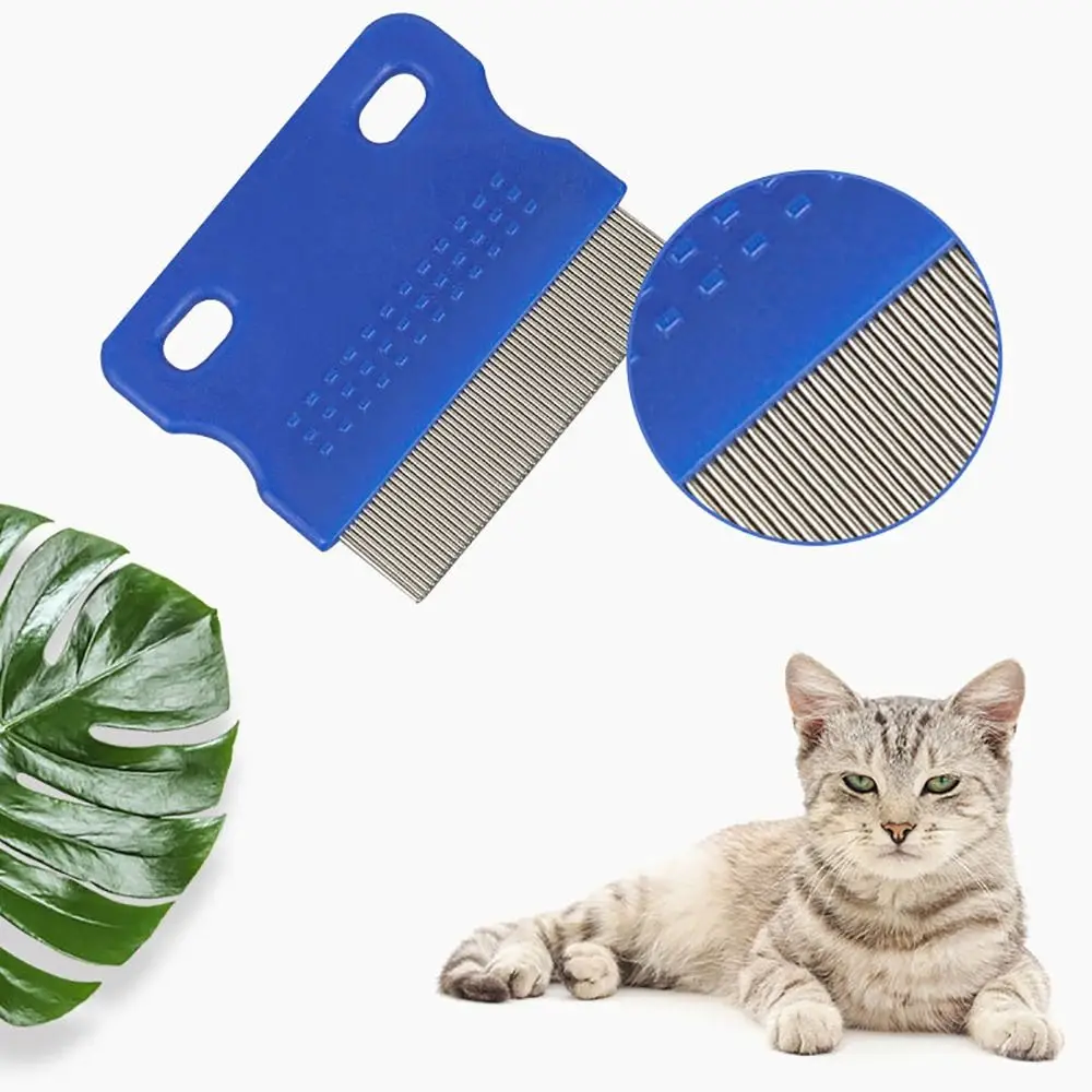 Nit Lice Removal Comb Pet Hair Shedding Comb Ultra Fine Metal Teeth Clean Head Hair Pet Fur Flea Muiltipurpose Pet Accessories