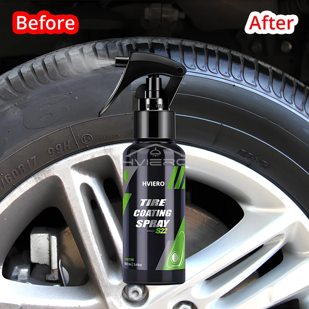 ยาง GLOSS HVIERO S22 ยางเคลือบ - Tire Shine Spray Sealant บทวิจารณ์และราคา