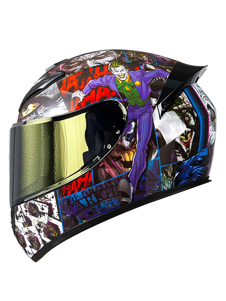 Unisex DOT-gecertificeerde integraalmotorhelm Veiligheid Motobike Scooter Casco Moto Modulaire Capacetes Helm - afbeelding 2