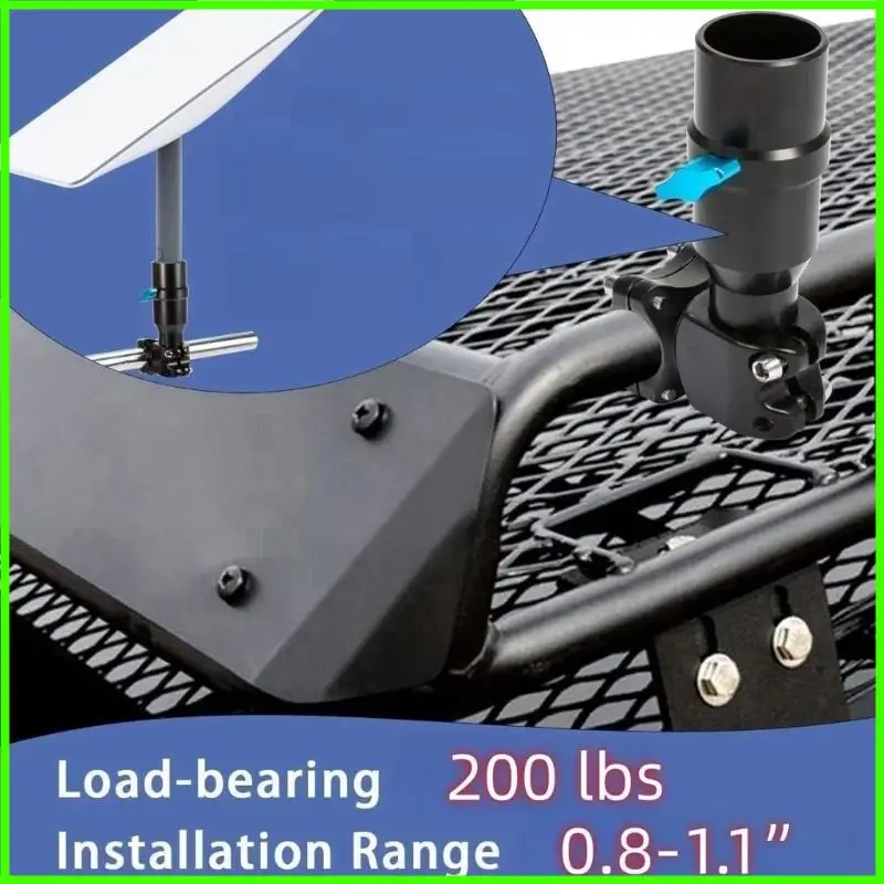 جبل للسقف/سيارات الدفع الرباعي/طبق الأقمار الصناعية في الهواء الطلق جبل لستارلينك جبل مع محول الأنابيب 0.8-1.1'' نطاق التثبيت #5