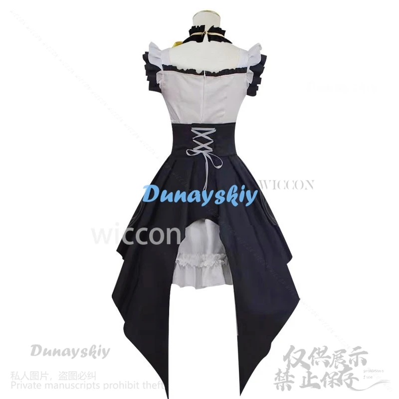 Anime Game Blue Archive Cosplay Iochi Mari Costume Lolita Dress Furry Cos Wigs Earwear For Halloween Christmas Girls Customized