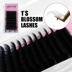 Abonnie Easy Fan Lashes Extensions Mega Volume Fan 0.03 Fluffy Eyelash Extension Supplies for Eye Beauty