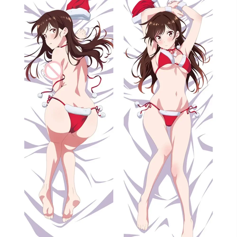 

Anime Rent A Girlfriend Mizuhara Chizuru Dakimakura Hugging Body Pillow Case Sarashina Ruka Sakurasawa Sumi DIY Pillow Cover