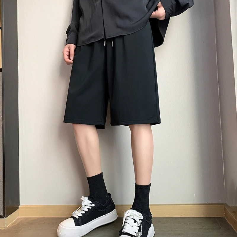 

Шорты мужские быстросохнущие из вискозы, тонкие короткие штаны, спортивные однотонные повседневные Прямые, K311, лето 2024