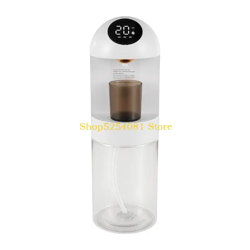 AXYC Automatic Mouth Rinse Dispenser with Sensor Control and Digital Display for Wall Mounted or Countertop Bathroom Use