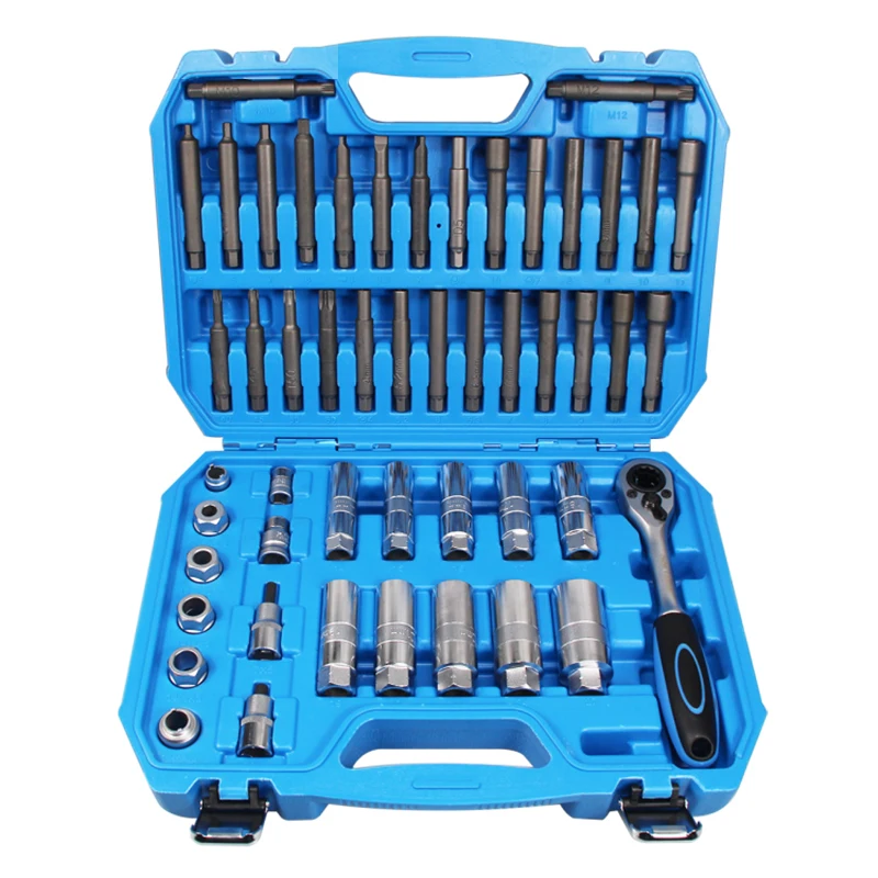 50pcs Steering Hub Suspension Shock Absorber Strut Nut Removal Tool Socket Set Shock Absorber Top Disassembly Tool