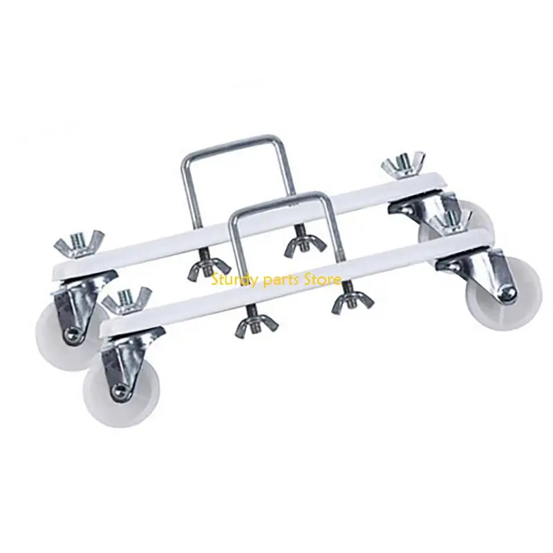 

97QC 2Pcs Oil Filled Radiator Caster Wheel Electric Heater Mobile Bracket Universals Wheel Base Bracket Easy to Install