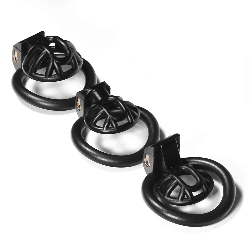 2023 حلقة القضيب الصغيرة جدًا قفص العفة سيسي، مقفل في جهاز العفة للذكور مع إضافة Innievader #6