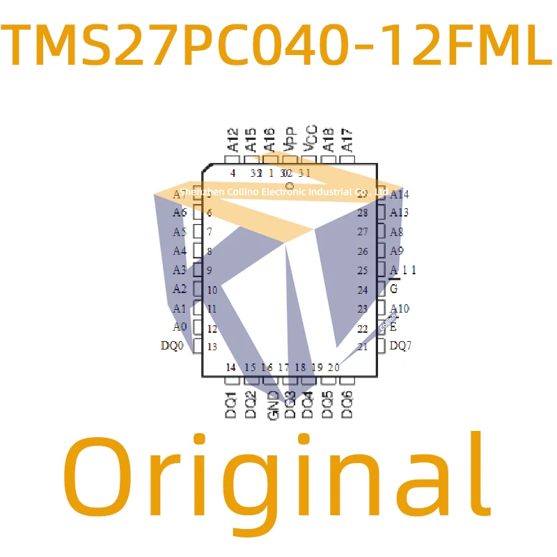 1-3pcs TMS27PC040-12FML PLCC32 TMS27PC040 12FML TMS27PC04012FML original
