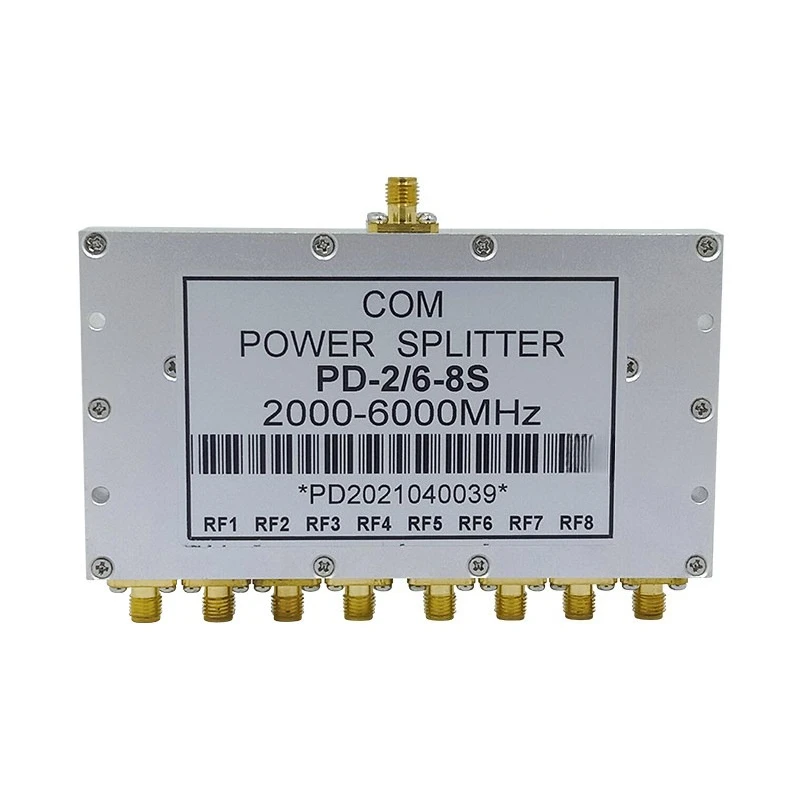 For Full Frequency Combiner 2-6G Broadband SMA Microstrip Eight Power Divider