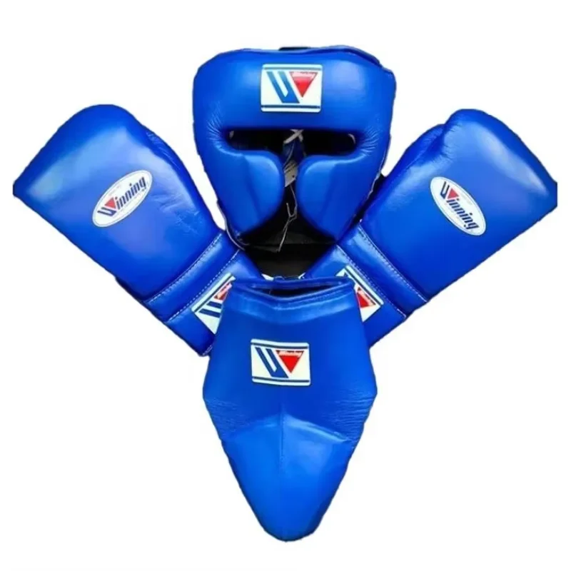 

Professional Winning Boxing Gloves Leather Set Winning Boxing Gloves Real Cowhide Leather Boxing Sparring Kit New Design 2025