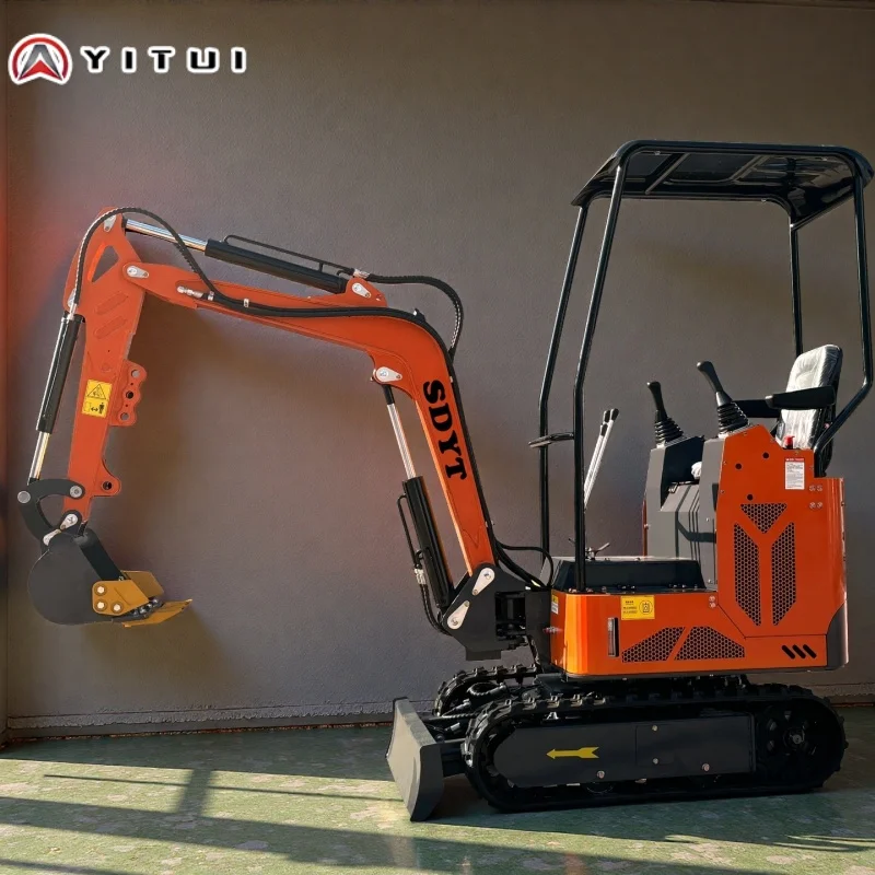 Aangepaste 1,8 ton minigraafmachine met Kubota-motor CE Epa Euro 5 en EPA-compatibel voor Franse tuinrenovatie