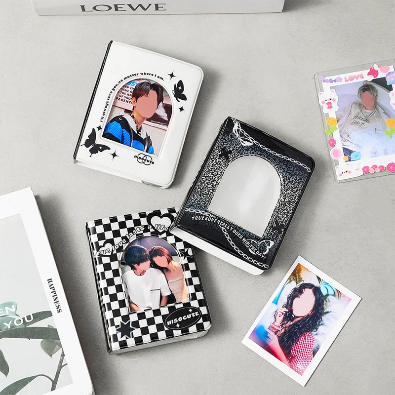 Mini 3Inch Album Photo Photocard Holder Photo Album Storage Book Binder Photo Card Holder Card Collect Book Picture Protector