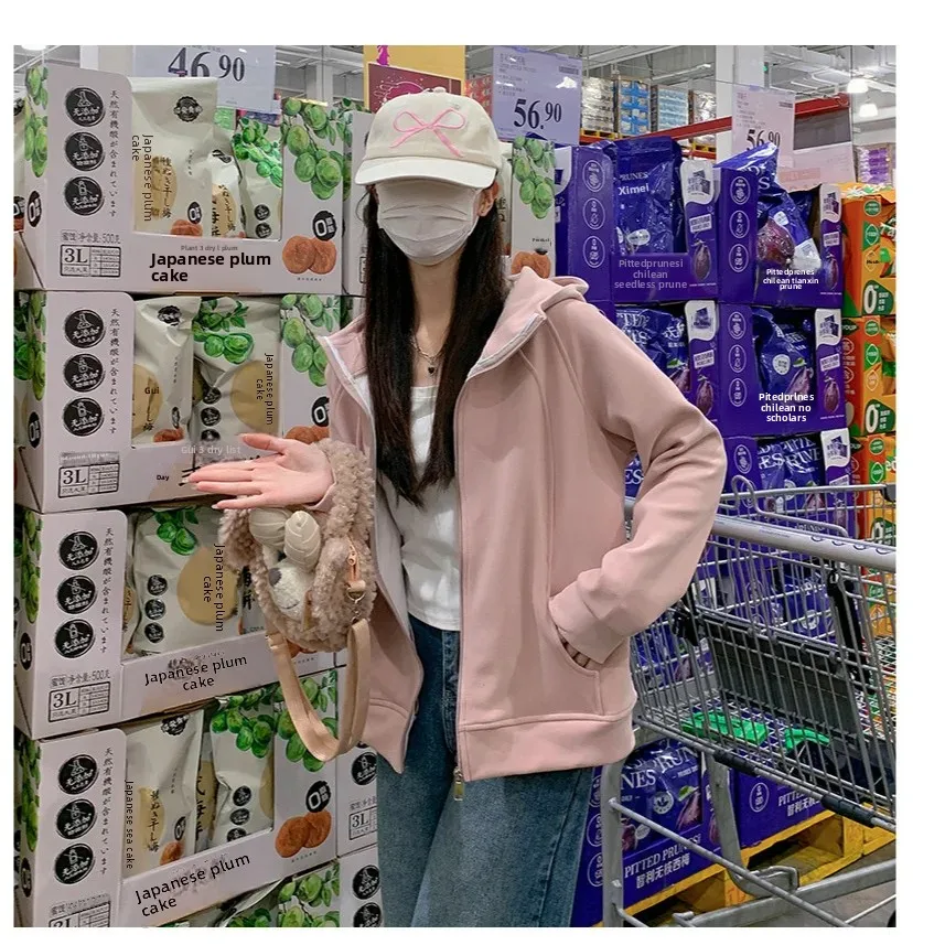 سترة بغطاء للرأس للياقة البدنية للسيدات من Lulu للخريف بتصميم جديد كاجوال للتخسيس، سترة جري عصرية تناسب الجميع مع جيب #1