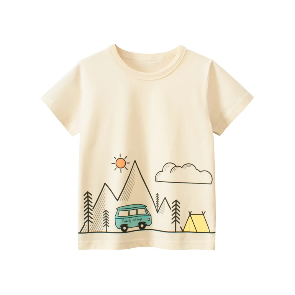 

Summer new 2025 children's clothing, children's short-sleeved T-shirts, baby boy clothes