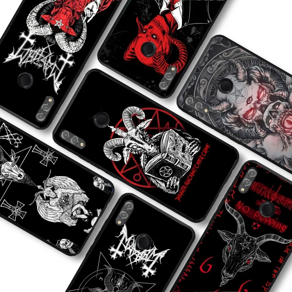 

Devil Satan Mousepad For Huawei Honor 10 lite 9 20 7A 9X 30 50 60 70 pro plus Soft Silicone Cover