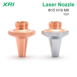 Laser Nozzle D15xH19xM8mm Voor Raytools 3D Fiber Laser Hoofd BT210S BM111 BM112 BM109 Snijmondstukken