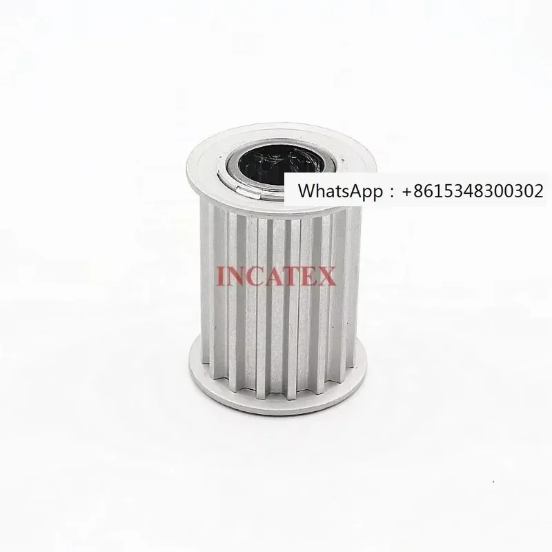 High quality Tajima embroidery machine spare parts X direction timing pulley W30-16, with 2 pcs bearings 1210
