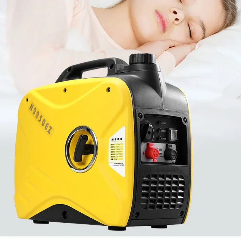 New Large 24V Parking Air Conditioner Automatic Gasoline Generator Remote Start DC Cargo Vehicle Silent Small Diesel