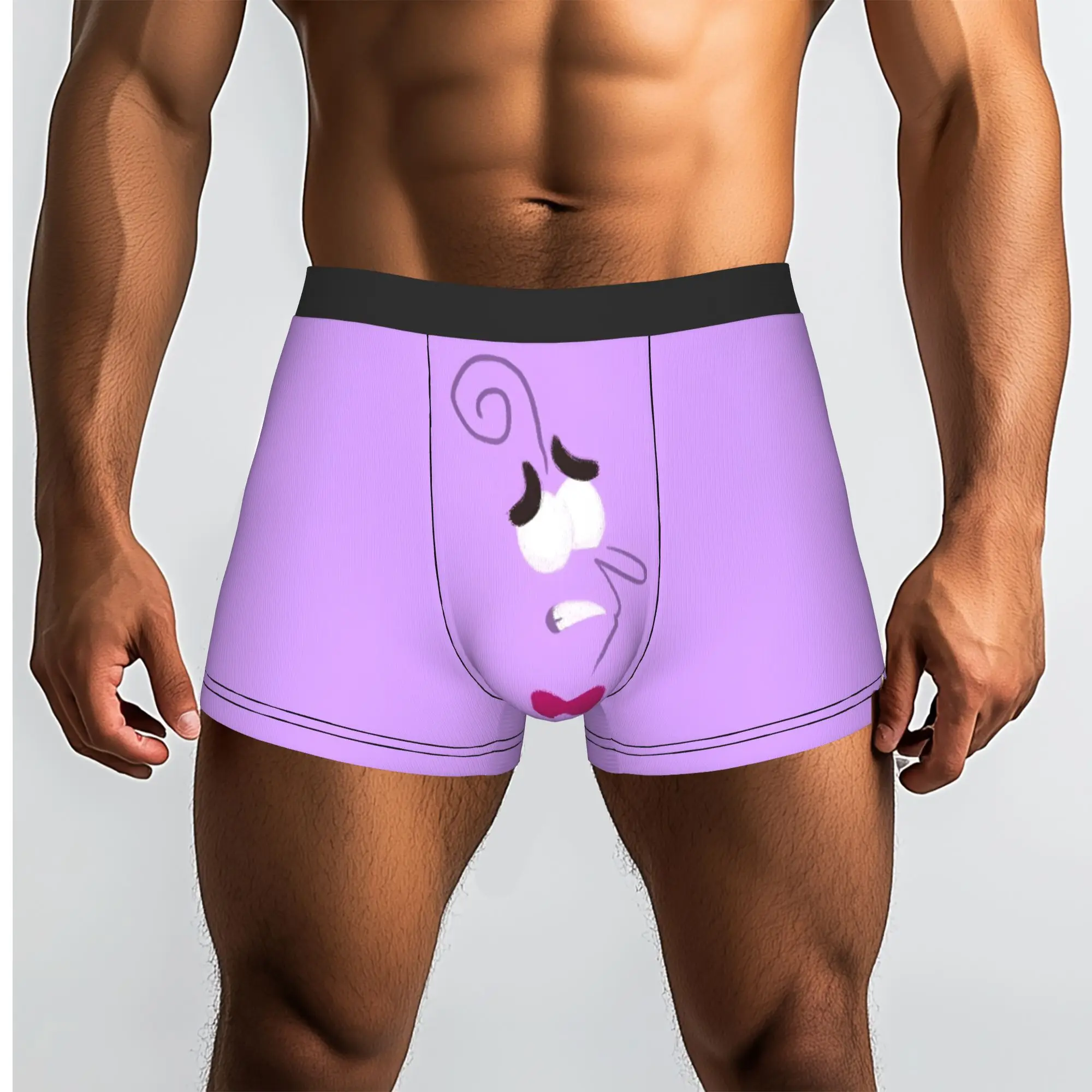 Customized Male Funny I-Insides Cartoon Out   Underwear  Boxer Briefs Soft Shorts Panties Underpants