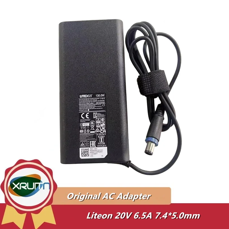 

Genuine Liteon PA-1131-08 AC Adapter Adaptor 20V 6.5A 130W Charger Power Supply 7.4 x 5.0mm Original