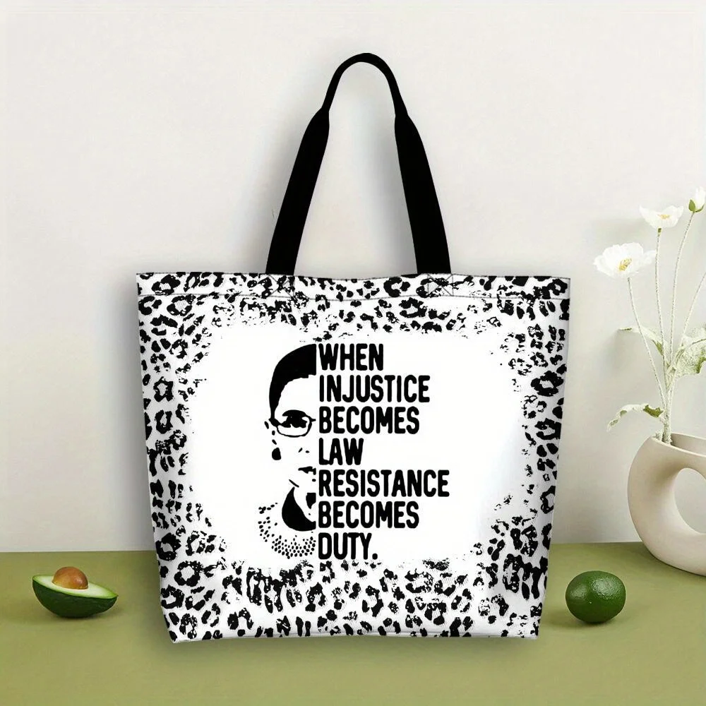 

Ruth Bader Ginsburg Travelling bag Resistance Becomes Duty - Feminist Women'S Rights Advocate Tee - Large Sizes Available
