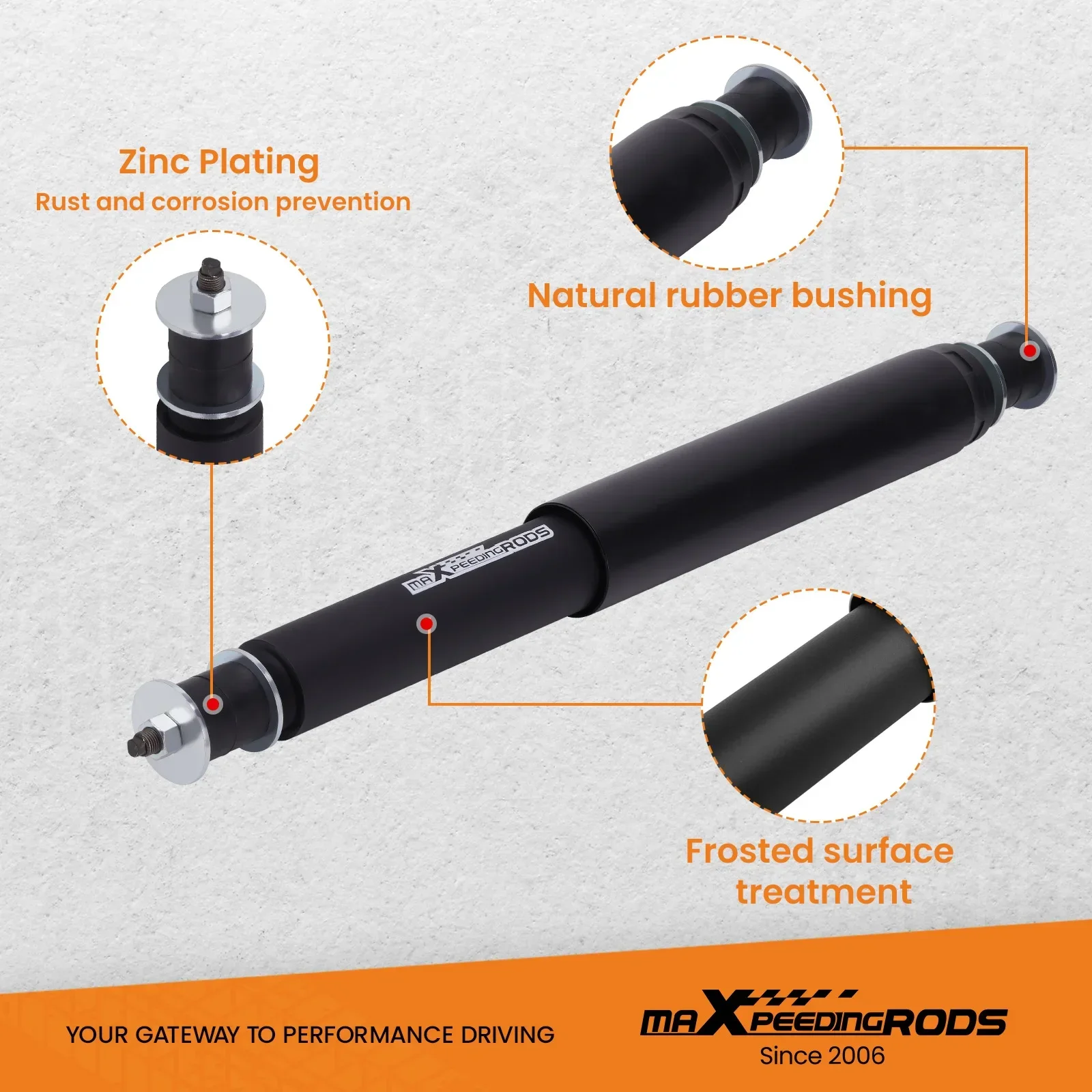 Kit de elevação de 2 polegadas, molas helicoidal + choques para Nissan Patrol GQ Y60 GU Y61 1988-UP