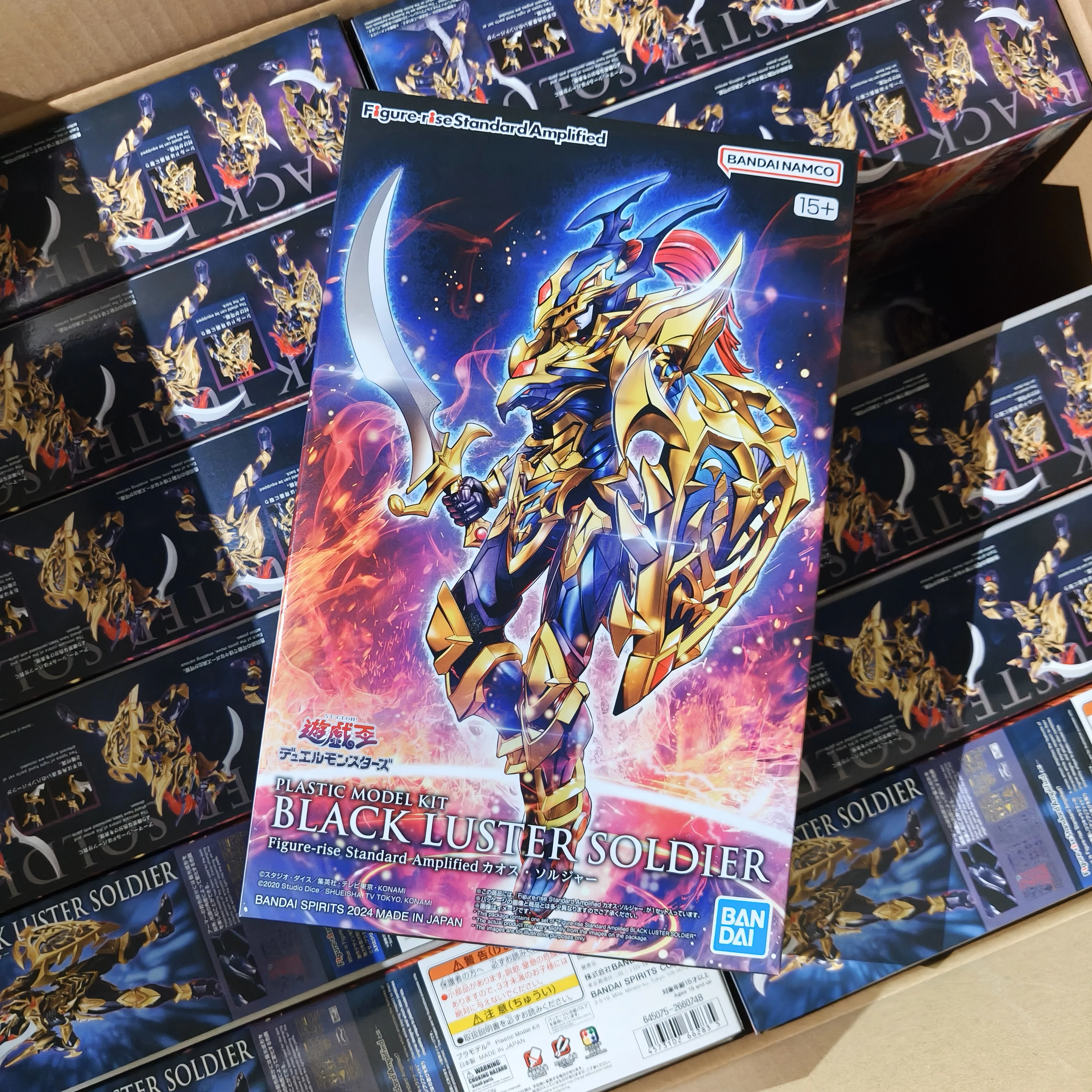 

Bandai Figure-rise Standard Amplified Yu-gi-oh Duel Monsters Black Luster Soldier FRS Collect Souvenir Toys for Boys Gift