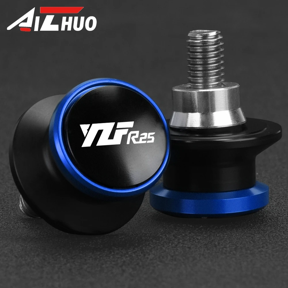 

FOR YAMAHA YZF R25 YZFR25 YZF-R25 1999-2023 2024 2025 2026 Motorcycle Accessories 6MM Swingarm Spools Sliders Rear Stand Screws