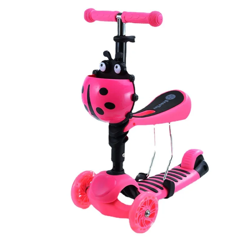 Hulajnoga dziecięca 3w1 dla chłopców i dziewczynek, deskorolka dla maluchów