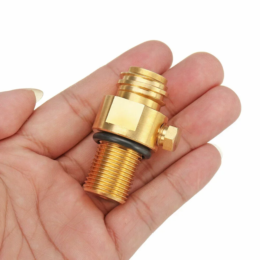 1pc Brass Needle Valve M 18*1.5 Thread Tr21-4 For Tank Maker Valve Adapter Manufacturing Metalworking Tools Accessories